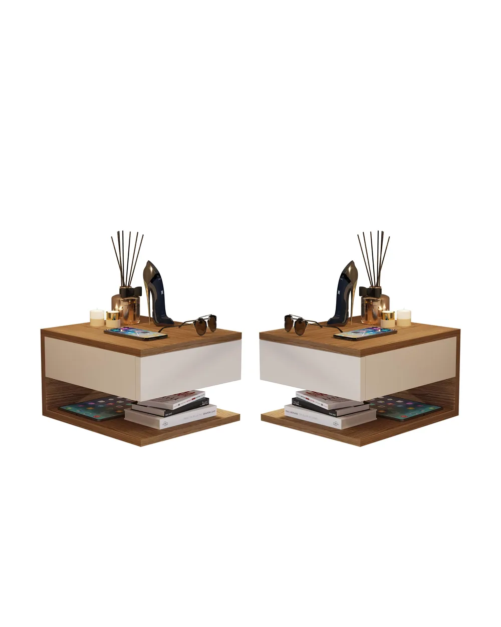 Mesa de cabeceira suspensa MDM6005